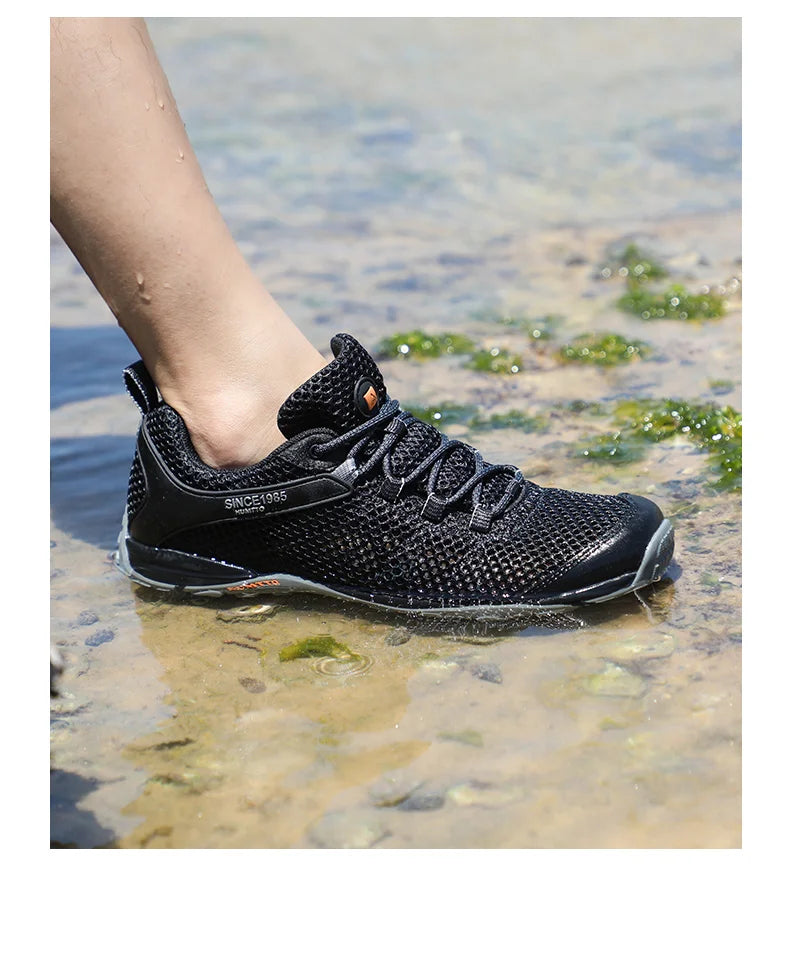 HUMTTO Sommer Wandern Turnschuhe Schuhe für Männer 2021 Atmungsaktive Outdoor Trekking Sport Herren Wasser Schuhe Klettern Walking Mann Schuhe.
