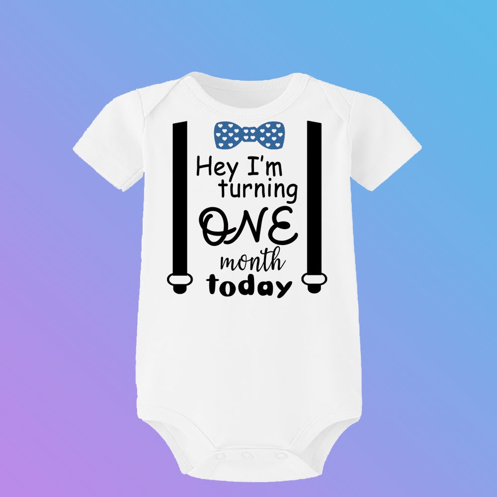 Monatlicher Meilenstein-Baby-Wachstums-Body, cooler Junge, 1–12 Monate, Einteiler, Babyparty, Geschenk, Monatsbilder, monatliche Overall-Kleidung.