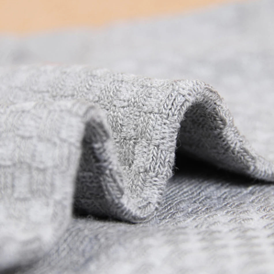 10 Pairs High Quality Bamboo Fiber Men's Socks Business Breathable Deodorant Compression Socks Men Long Big Size EUR 38-46.