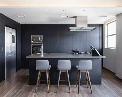 Black Wood Peel And Stick Paper Decorative Self-Adhesive Film For Furniture Real Wood Tactile Sensation Surfaces Easy To Clean