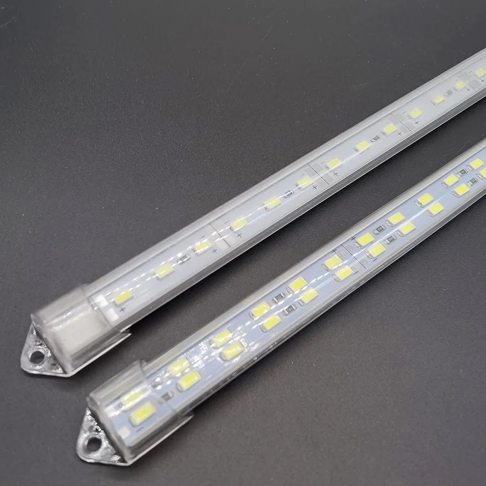 12V/24V 24/48 LED Light Strip 330X15MM Hard Rigid Tube Bar Lamp IP65 Waterproof 5730-led bead Lights Strips For DIY.