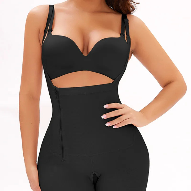 Women Full Body Shapewear Open-Bust Underwear Waist Trainer Corset Seamless Slimming Bodysuit Butt Lifter Plus Size 6XL
