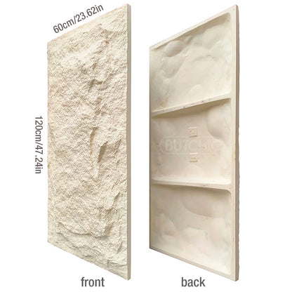 4 pcs 120x60cm high simulation stone 3D wall stickers stone pattern wallpaper wall covering living room 3D wall panel mold tile