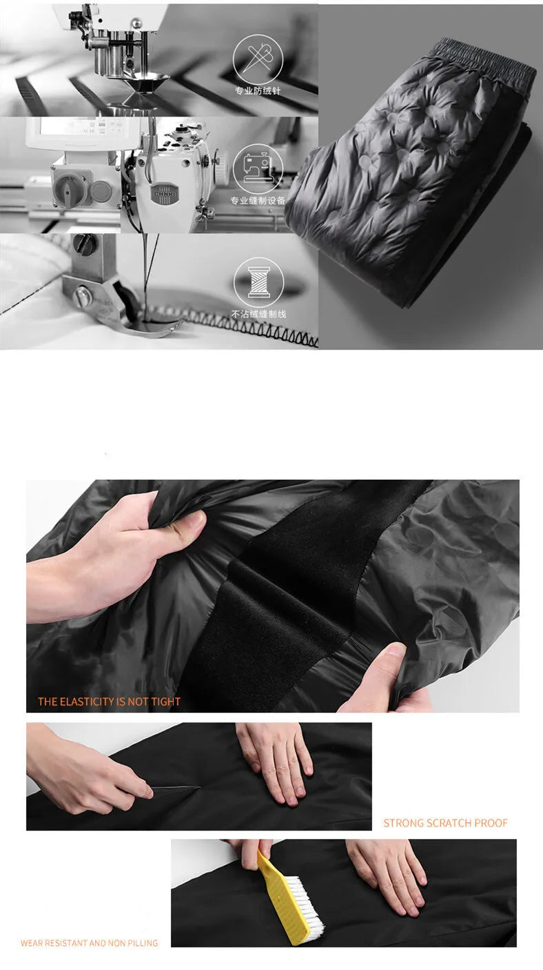 90% White Duck Down Winter Down Pants Men Waterproof Padded Sweatpants Camouflage Joggers Male Thick Warm Down Long Trousers 8XL.