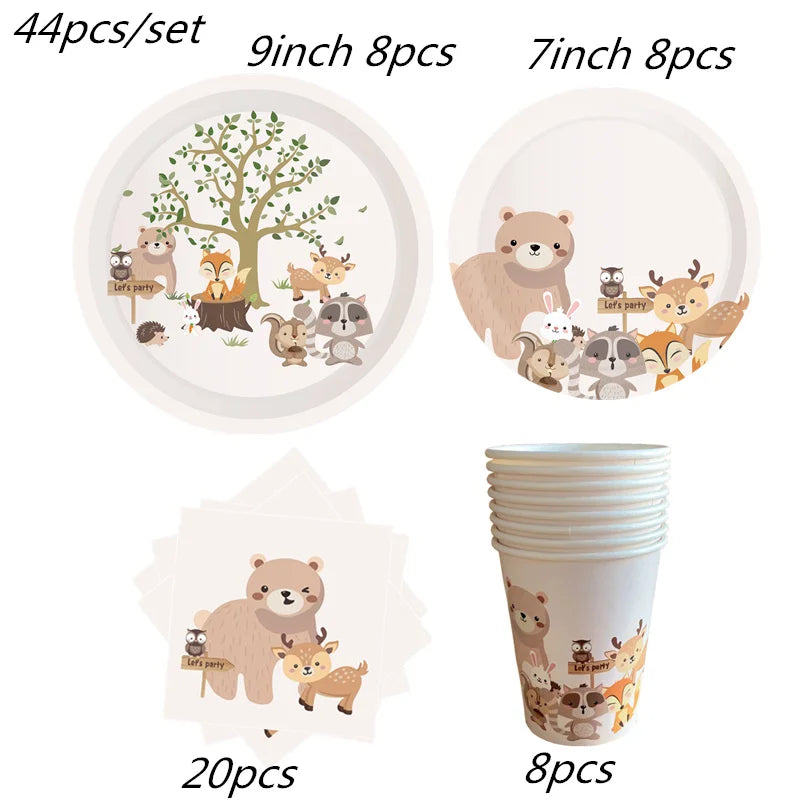 1–12 Monate Foto-Banner, Wald-Foto-Banner, alles Gute zum Geburtstag, Party-Dekoration, Babyparty, 1. Geburtstag, Junge, Mädchen, 12-Monats-Foto-Banner