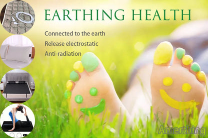 Conductive Silver Fiber Earthing Bedsheet Grounded Anti-static Health Protection Bed Sheet Antibacterial for Better Sleeping.