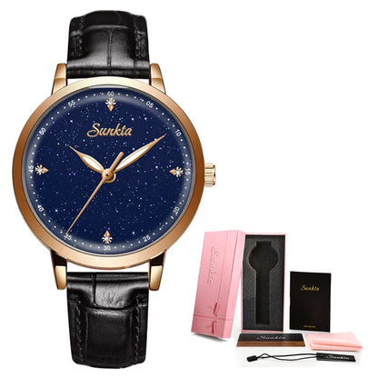 LIGE Fashion Luxury Womens Watch Ultra-thin Steel Mesh Strap Quartz Wristwatch Women Clock Casual Waterproof Watches Reloj Mujer