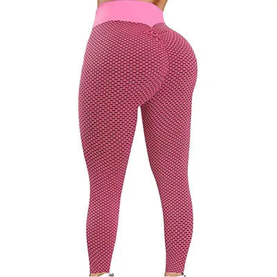 Wholesale Sexy Women Solid Butt Lifting High Waist Workout Gym Fitness Yoga Pants Tik Tok Tiktok Leggings.