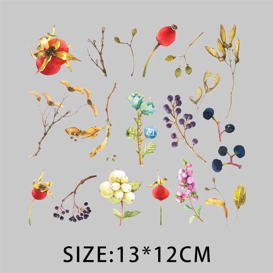 Cartoon Pflanze Blumen Aufkleber Wärmeübertragung PVC Patch Hitzeempfindliche Patches Bügelaufkleber auf Kleidung DIY Applikationen
