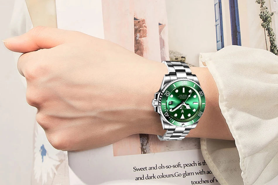 LIGE Women Watches Mechanical Watch Luxury Bracelet Wrist Wristwatch Elegant Ladies Automatic Date Clock Watch Relogio Feminino.