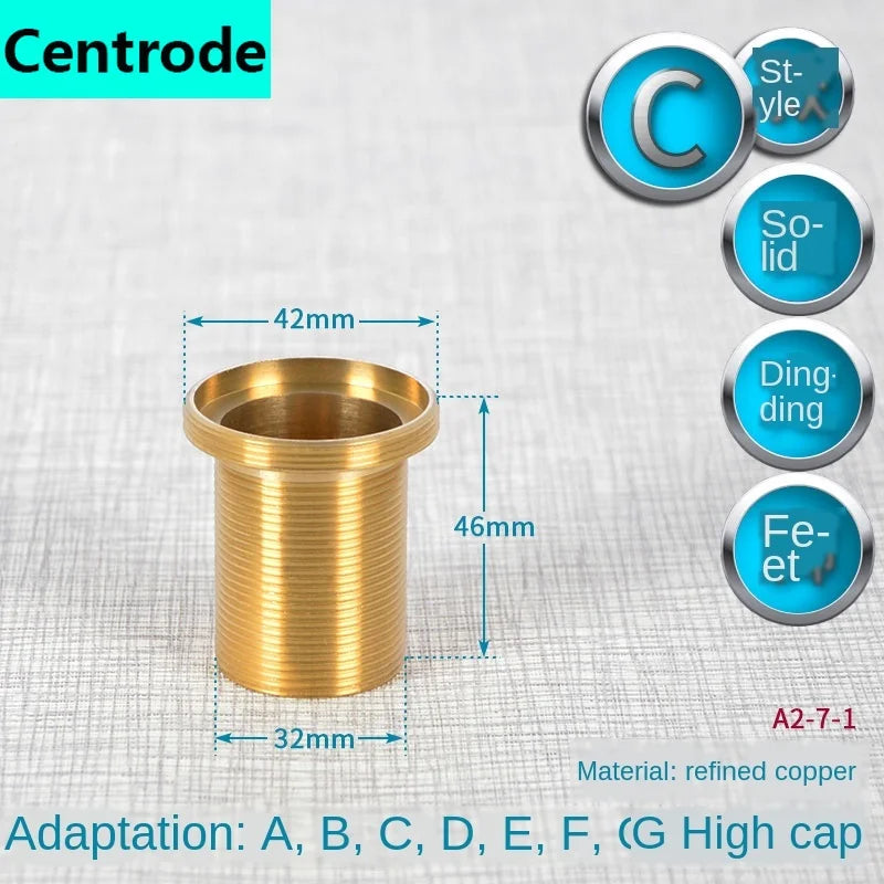 Kitchen faucet faucet fixed foot big foot screw extension nut wash basin thick countertop screw fixing seat repair accessories