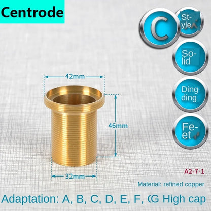 Kitchen faucet faucet fixed foot big foot screw extension nut wash basin thick countertop screw fixing seat repair accessories