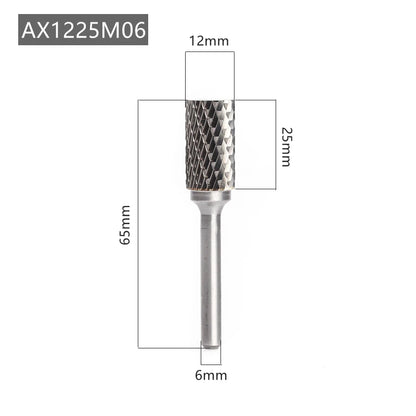 Versery AX Typ Kopf Hartmetall Legierung Dreh Datei Bohrer Fräsen Carving Bit Punkt Grat Stabschleifer Schleif Werkzeuge