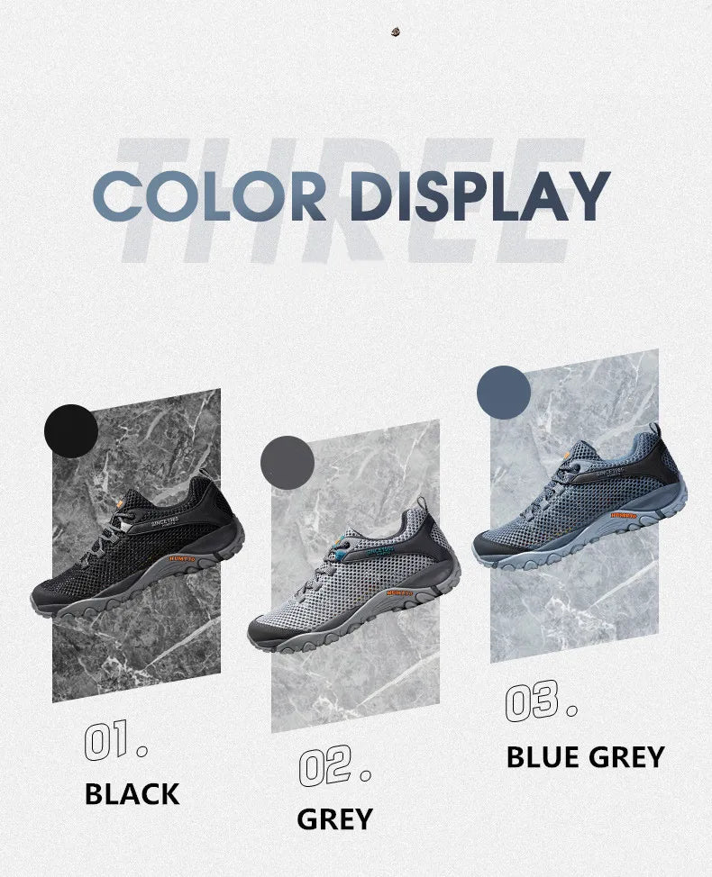 HUMTTO Sommer Wandern Turnschuhe Schuhe für Männer 2021 Atmungsaktive Outdoor Trekking Sport Herren Wasser Schuhe Klettern Walking Mann Schuhe.