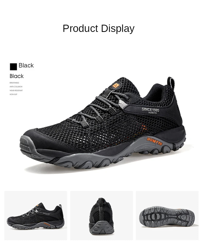 HUMTTO Sommer Wandern Turnschuhe Schuhe für Männer 2021 Atmungsaktive Outdoor Trekking Sport Herren Wasser Schuhe Klettern Walking Mann Schuhe.
