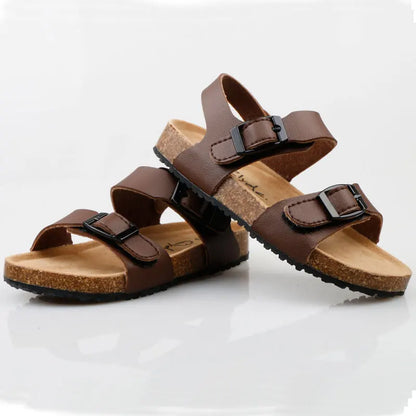 Kids Sandals Toddler Girl Shoes Boys Sandal Casual Shoes Unisex Soft Leather Girls Sandals Summer Kids Shoes 1-3 4-6 Year Old.