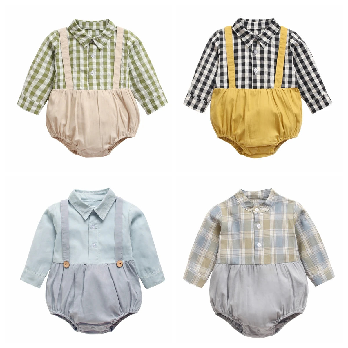 Sanlutoz Herbst Baby Jungen Bodys Kleinkind Kleidung Onesies Mode Langarm.