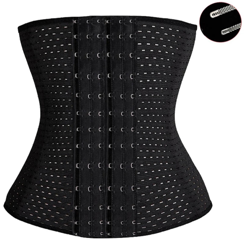 Plus Size XS-5XL Steel Boned Waist Trainer Corset Women Postpartum Band Sexy Bustiers Corsage Modeling Strap cinta modeladora US.