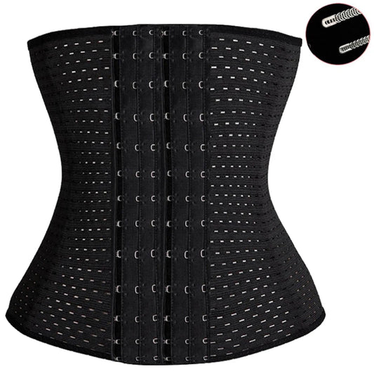 Plus Size XS-5XL Steel Boned Waist Trainer Corset Women Postpartum Band Sexy Bustiers Corsage Modeling Strap cinta modeladora US.