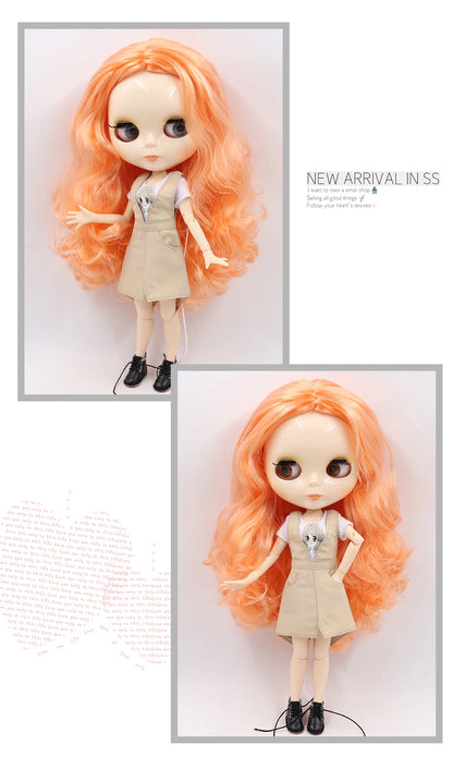 ICY DBS blyth doll 1/6 bjd toy joint body white skin shiny & matte face 30cm on sale special price toy gift anime doll.