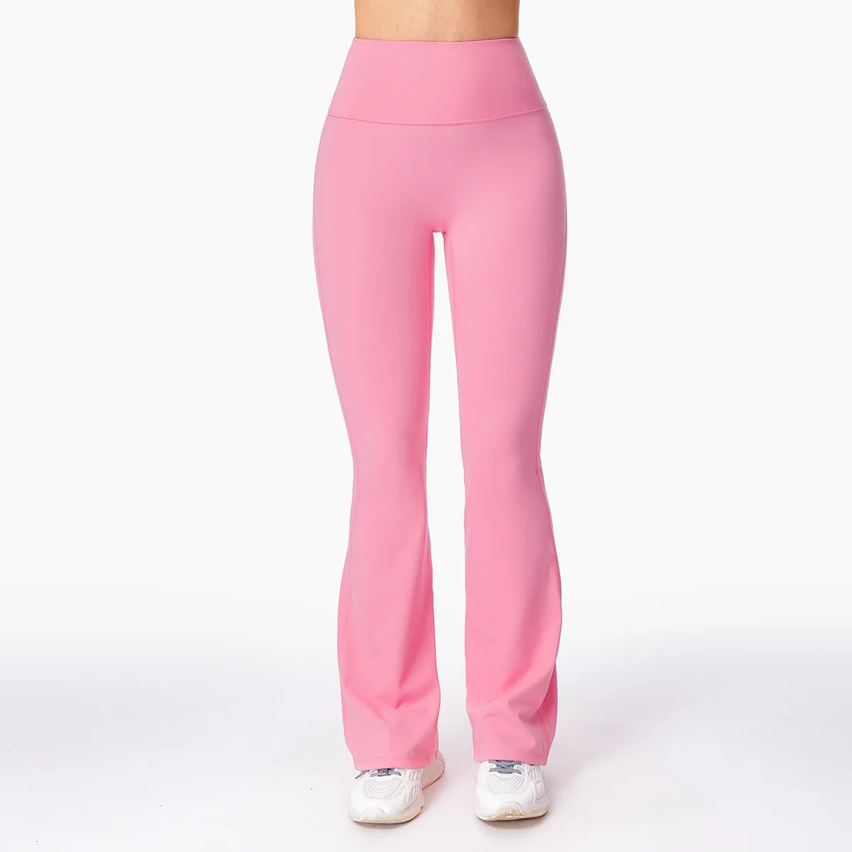 New Arrival Lulu Micro Stretch Wide Leg High Waist Yoga & Fitness Pants Naked Sports Wear Solid Pattern for Running Exercise.