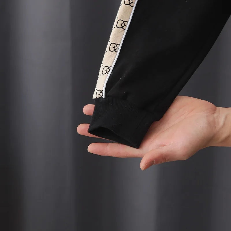 2022 Spring New Suit Boys Girls Baby Print Handsome Single-Breasted Children's Long-Sleeved Baseball Sshirt 2-Piece Set