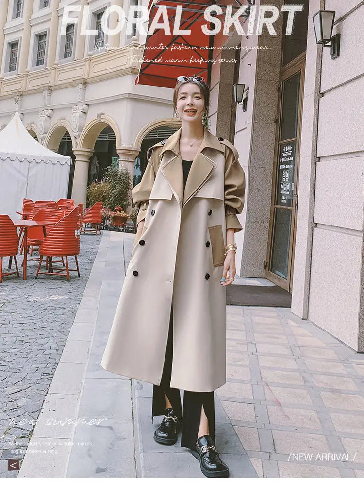 Graben Frauen S-3XL Design Patchwork Kleidung Outwear Alle-spiel Stilvolle Beliebte Neueste Weibliche Herbst Ins Mode Femme Einfache Gemütliche.