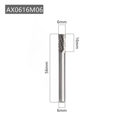 Versery AX Typ Kopf Hartmetall Legierung Dreh Datei Bohrer Fräsen Carving Bit Punkt Grat Stabschleifer Schleif Werkzeuge