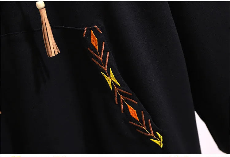 150Kg Plus Größe frauen Frühling Herbst Lose Mit Kapuze Stickerei Sweatshirt Büste 157cm 6XL 7XL 8XL 9XL 10XL lange-Ärmeln Casual Top.