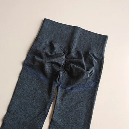 Nahtlose Damen-Leggings mit hoher Taille, schnell trocknend, elastisch, für Yoga, Fitness, Fitnessstudio, Jogginghose, Push-up-Leggings, Sportbekleidung