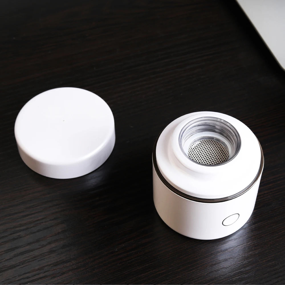 Portable 5000PPB Nano High Rich Hydrogen Water Generator Bottle ORP Alkaline Electrolysis Ionizer Anti-Aging Can Breathe Pure H2.