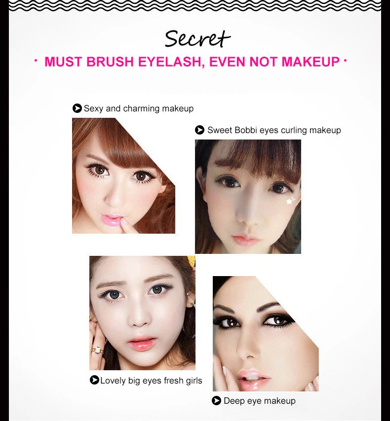 Silk Mascara 1+1 4D Fiber Cosmetics 3D Mascara Eyelashes Lengthening Full Professional Makeup Eyelash False Eyelashes.