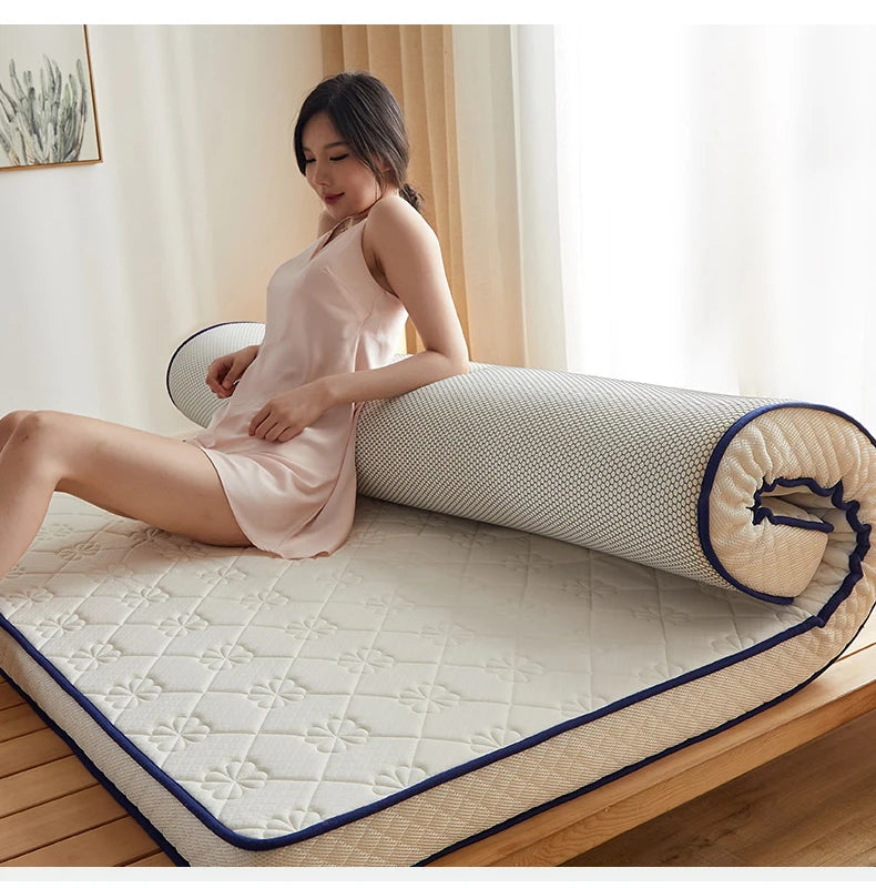 Latex Tatami Matratze Klapp Boden Matte Schlafzimmer Weichen Bequemen Bett Matratze Student Schlafsaal Matten König Königin Twin Voll Größe