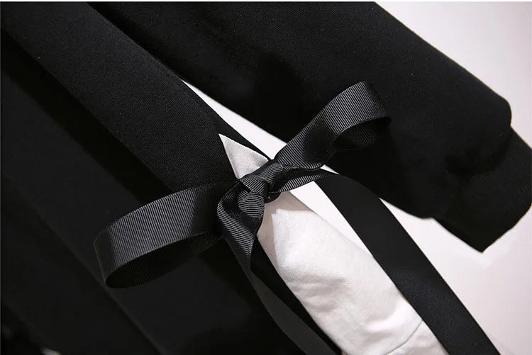 150Kg Plus Größe frauen Herbst Lose Oansatz Sweatshirts Fehlschlag 157cm 6XL 7XL 8XL 9XL 10XL Beiläufige Lange-ärmeln Gefälschte Zwei-stück Top