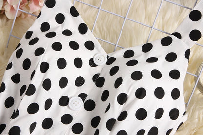 ALPHALMODA-Stretchy Tank-Kleid für Damen, schmales Baumwollkleid, einreihig, Blumendruck, elegant, Sommer, neu