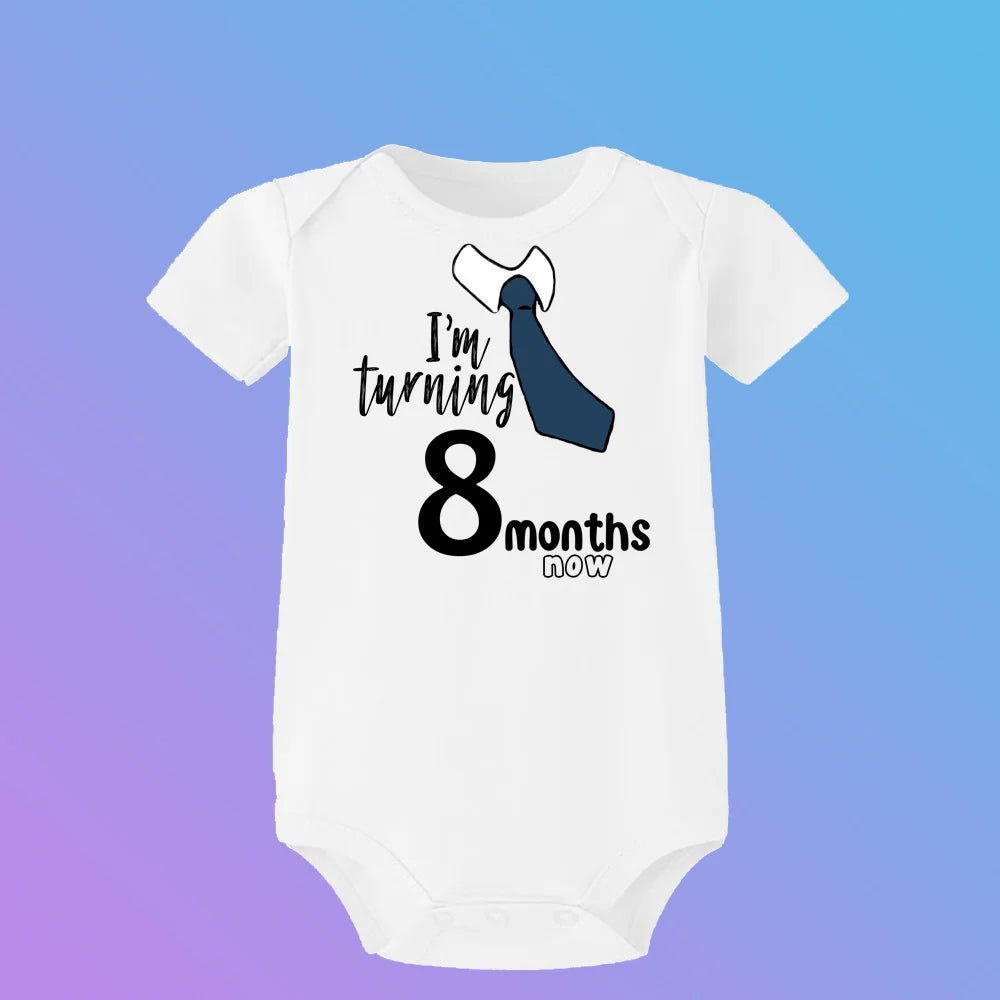 Monatlicher Meilenstein-Baby-Wachstums-Body, cooler Junge, 1–12 Monate, Einteiler, Babyparty, Geschenk, Monatsbilder, monatliche Overall-Kleidung