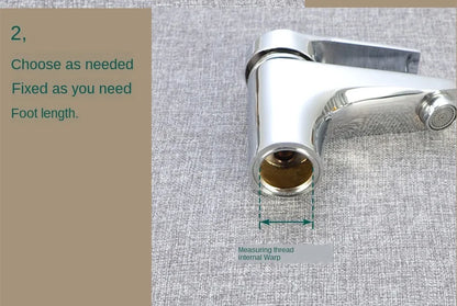 Kitchen faucet faucet fixed foot big foot screw extension nut wash basin thick countertop screw fixing seat repair accessories