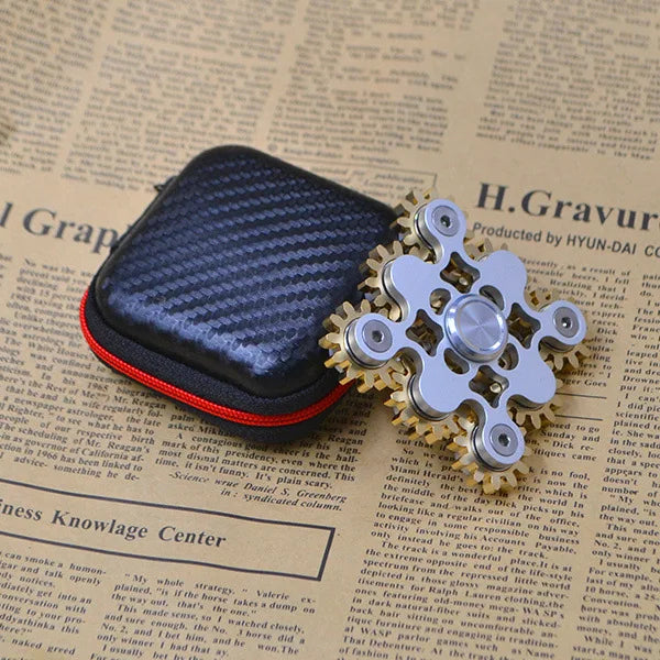 9 Gears Hand Spinner High Quality Metal Fidget Spinners R188 Smooth Bearing Adult Stress Relief Toy Anti Stress Fidget Toys.