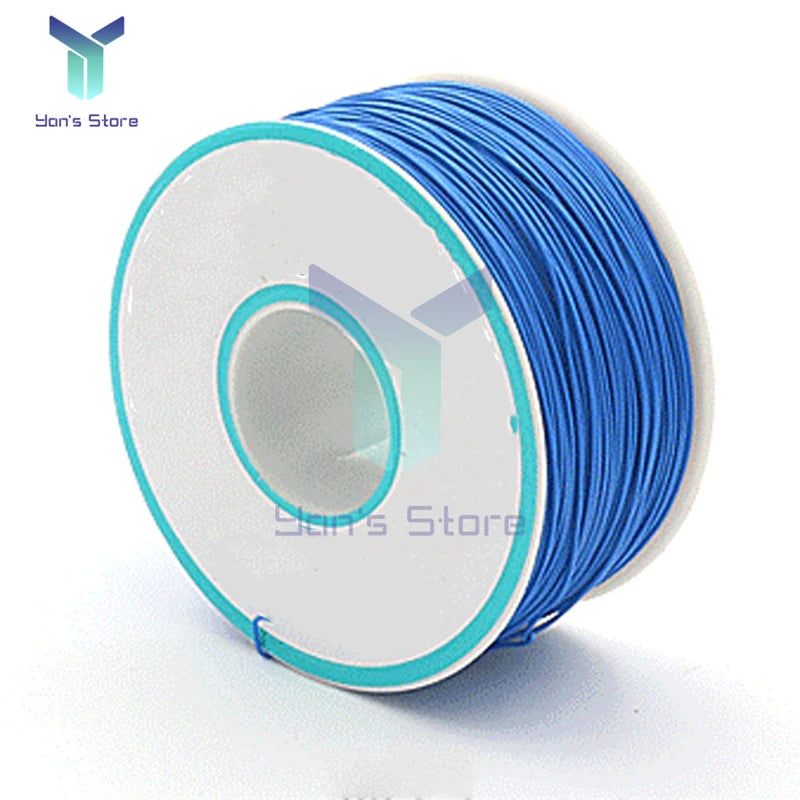250M 30AWG Wire Cable 8 Color PCB Soldering Fly Iine 0.55mm Breadboard Jumper Colored Insulation Wrap Cable Tinned Pure Copper.
