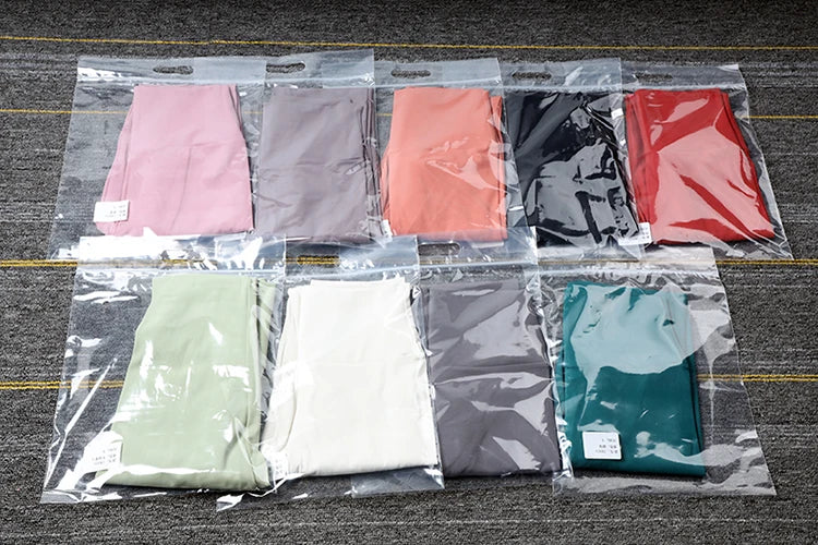 SOISOU Nylon Gym Yoga Pants Women Leggings For Fitness High Waist Long Pants Women Hip Push UP Tights Women Clothing 2 Types.