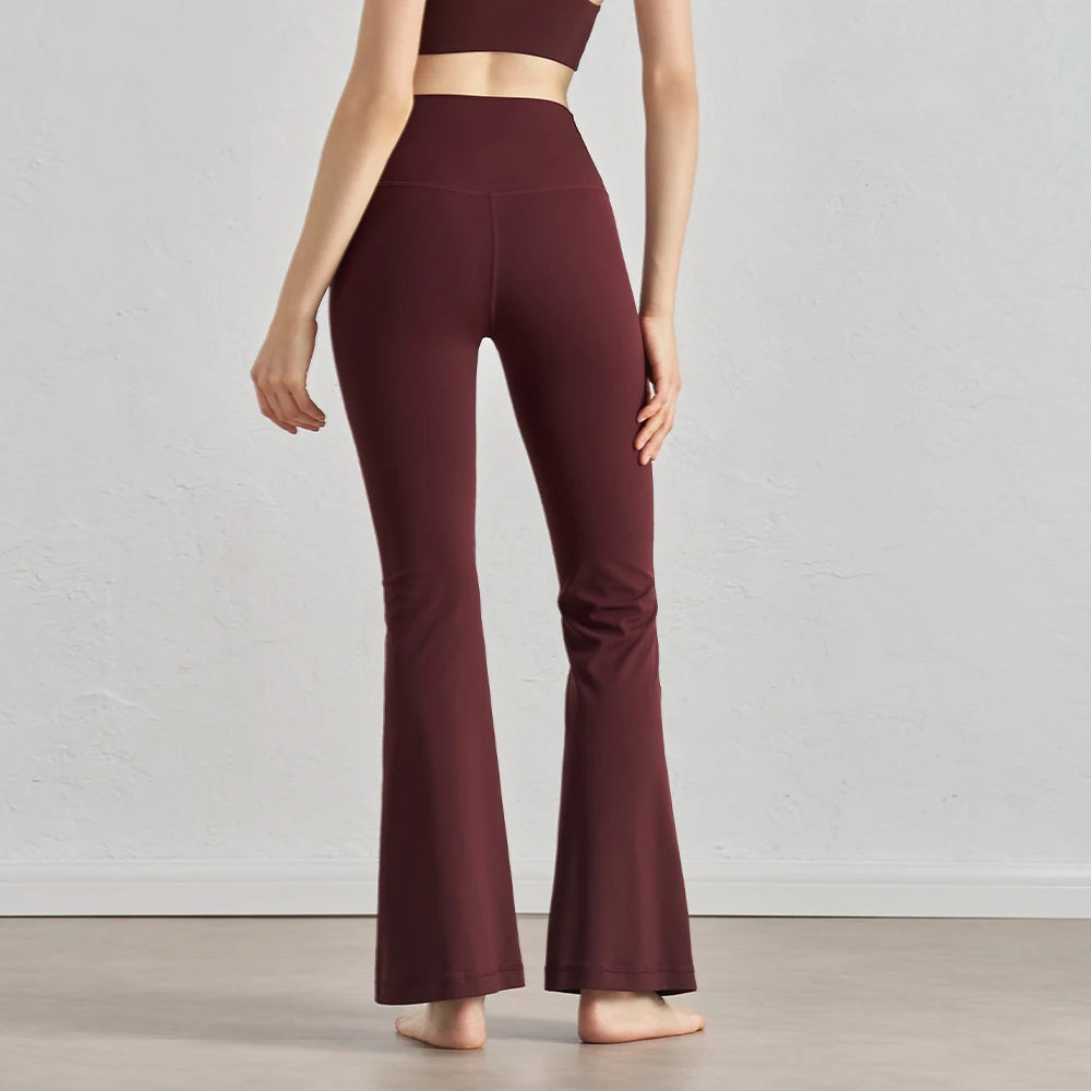 Nuls Young Series High Waist Women Yoga Pants Custom Leggings Bell-Bottoms Yoga Pants.