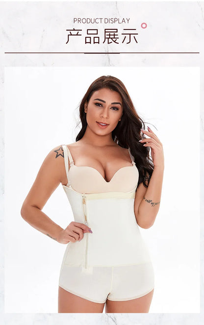 Women Full Body Shapewear Open-Bust Underwear Waist Trainer Corset Seamless Slimming Bodysuit Butt Lifter Plus Size 6XL