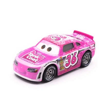 Cars Disney Pixar Cars 2 3 Toy Lightning McQueen Mater Sheriff Alloy Metal Model Car 1:55 Metal Toys Vehicles Boy Children Gifts