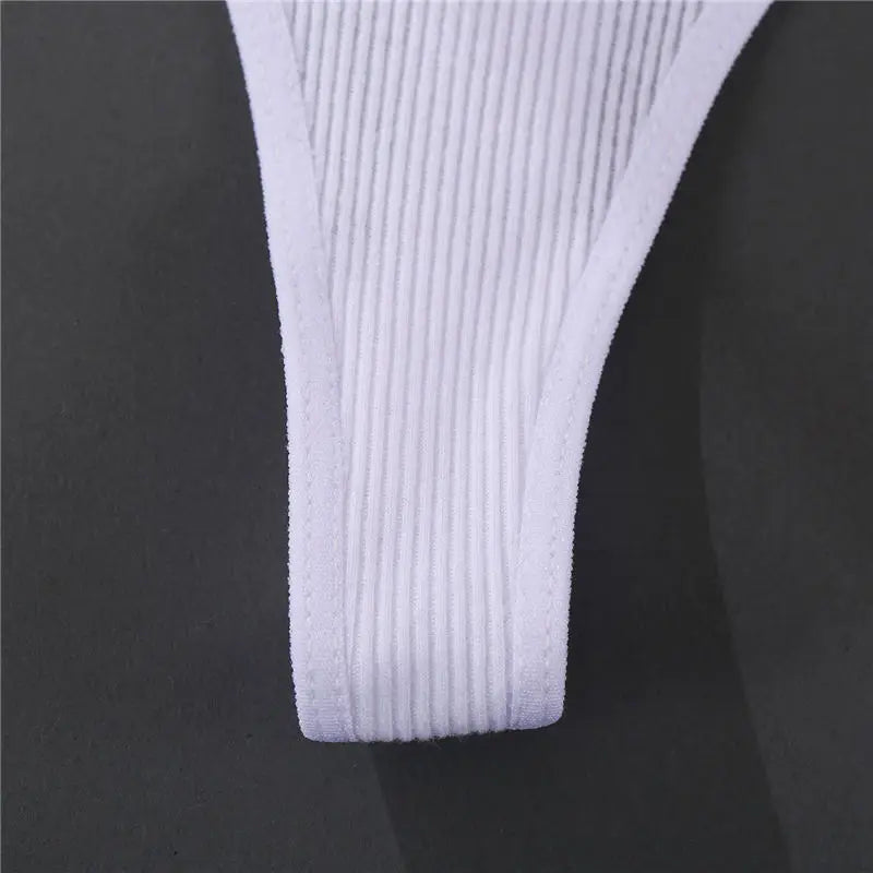 FINETOO 3PCS/Set G-string Panties Cotton Women's Underwear Sexy Panty Female Underpants Thong Solid Color Lingerie T-Back Design