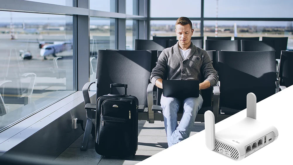 GL.iNet Opal(GL-SFT1200) Gigabit Dual-band Wireless Travel Router Support IPV6, Tor, Openwrt, Best Value Pocket-Sized Repeater.