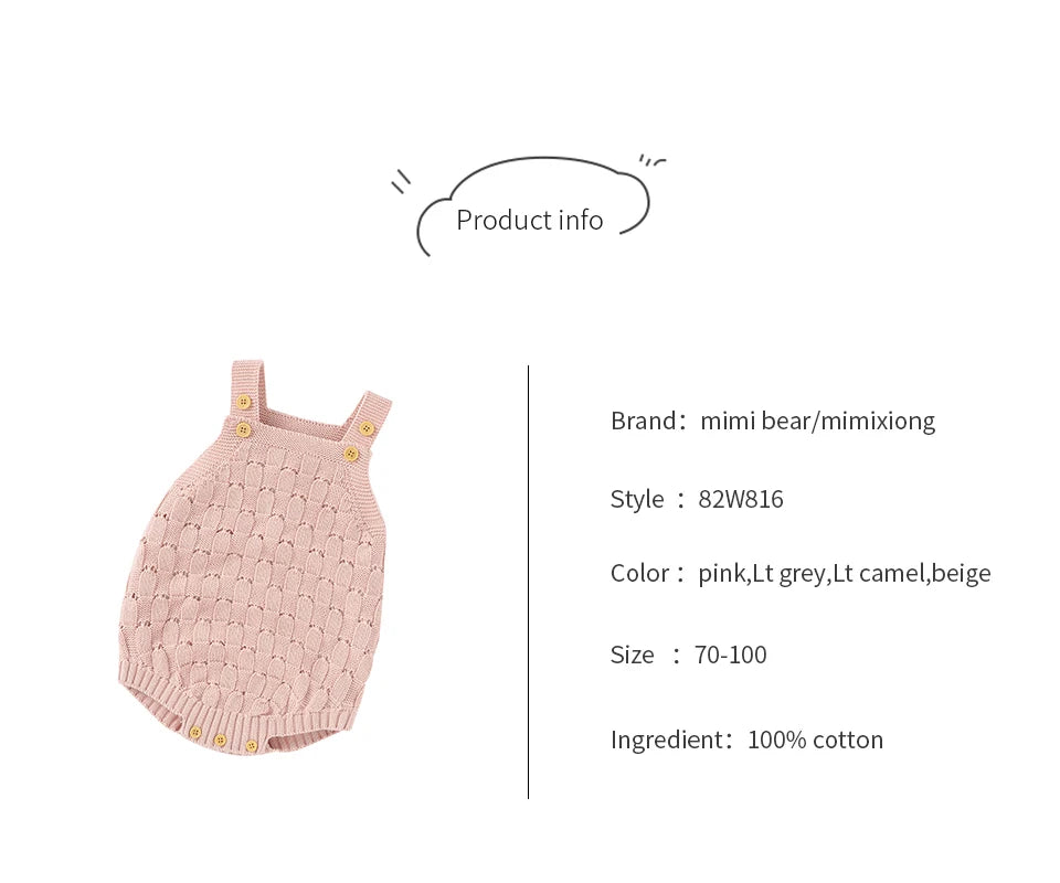 Baby Bodys Kleidung Fashion Solid Strick Neugeborenen Bebes Körper Anzüge Tops für Infant Jungen Mädchen Overalls Outfit Ein Stück Tragen.
