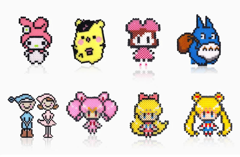 72 colors 24 colors 2.6mm Perler Fuse beads Iron beads Kit Hama beads 3D Puzzle DIY Toy Kids Creative Handmade Craft Toy Gift.