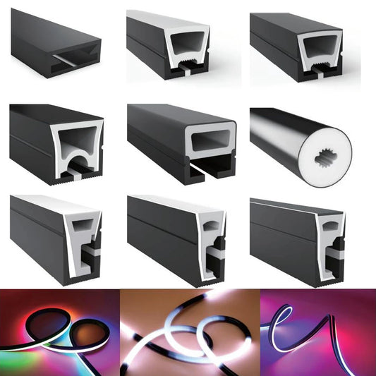 WS2812B WS2811 SK6812 LED Neon Rope Tube 5050 Flexible LED Strip Light Silica Gel Soft Lamp Tube IP67 Waterproof For Decoration.