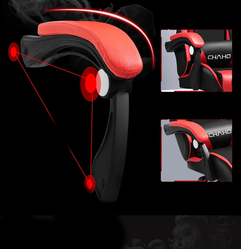 WCG Gaming Stuhl Computer Stuhl Hochwertiger Gaming Stuhl Leder Internet LOL Internet Cafe Racing Stuhl Bürostuhl Gamer Neu