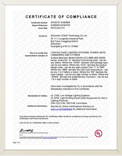 UL-gelistetes COB-LED-Streifenlicht, 320 480 LEDs/m, 16,4 Fuß, flexibles Klebeband mit hoher Dichte, 3000–6500 K, RA90, LED-Leuchten, DC12 V, 24 V.